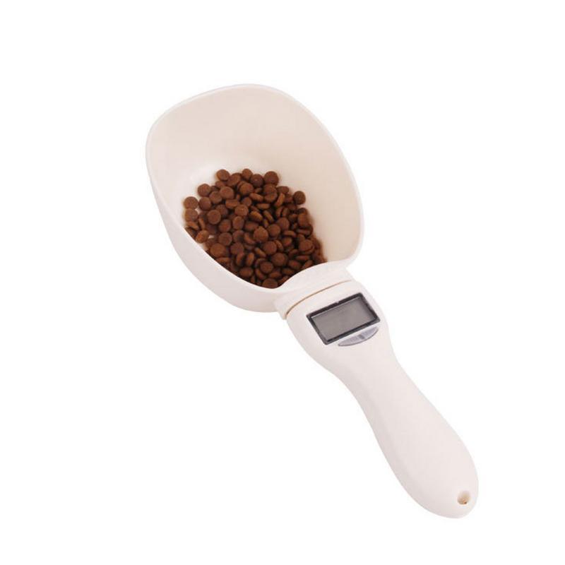 Digital Pet Food Measuring Spoon Scale – 5 Weighing Units & LCD Display