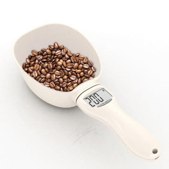 Digital Pet Food Measuring Spoon Scale – 5 Weighing Units & LCD Display