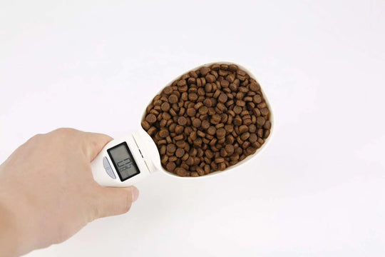 Digital Pet Food Measuring Spoon Scale – 5 Weighing Units & LCD Display