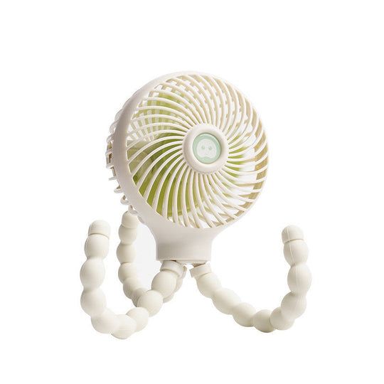 Mini-ventilateur pliable Octopus – Ventilateur portable USB rechargeable pour poussette, lit et plus