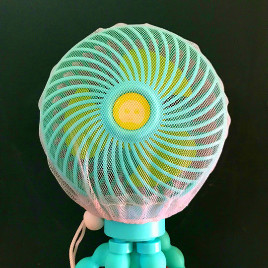 Mini-ventilateur pliable Octopus – Ventilateur portable USB rechargeable pour poussette, lit et plus