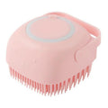 Brosse de massage et de bain en silicone pour animaux de compagnie