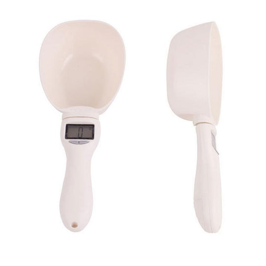 Digital Pet Food Measuring Spoon Scale – 5 Weighing Units & LCD Display