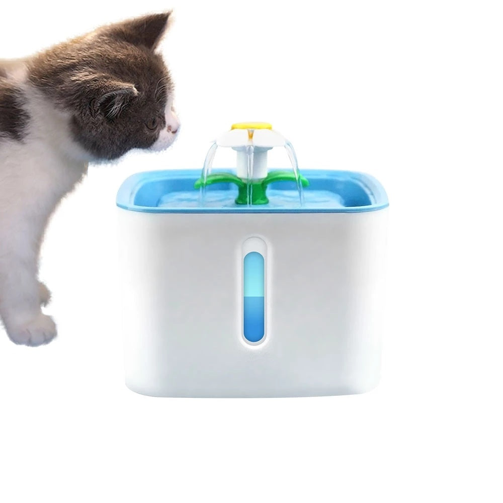 2.5L Pet Water Fountain – Advanced Filtration and Durable Design