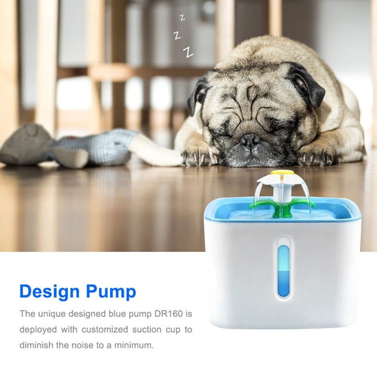 2.5L Pet Water Fountain – Advanced Filtration and Durable Design