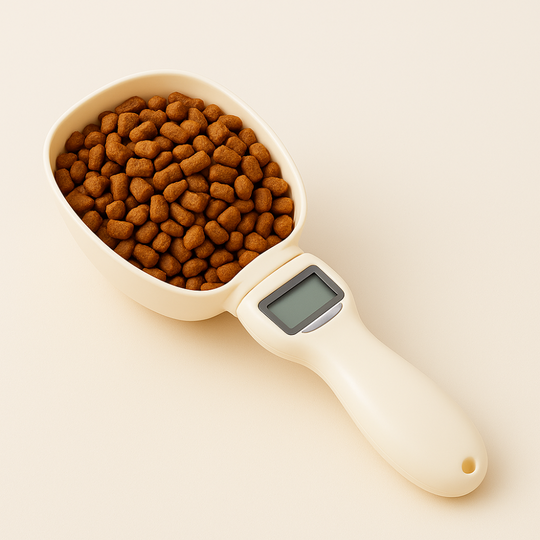 Electronic Measuring Spoon for Pets - Digital Scale with LED Display for Dogs and Cats