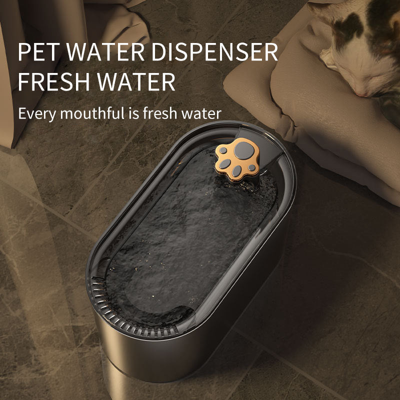 3L Automatic Pet Water Fountain for Cats and Dogs – Ultra-Quiet Dispenser with Filter and LED Light